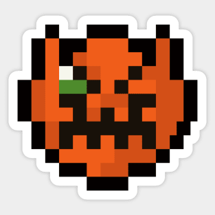 Evil Pumpkin Sticker